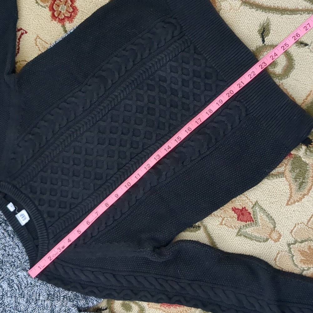 Gap Bundle Of Cotton Raglan Sleeve Cable Knit Sweaters S - Picture 4 of 11